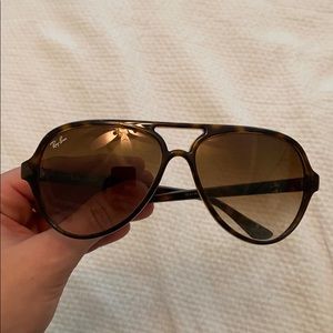 Ray Bans Aviator Cats 500 Sunglasses